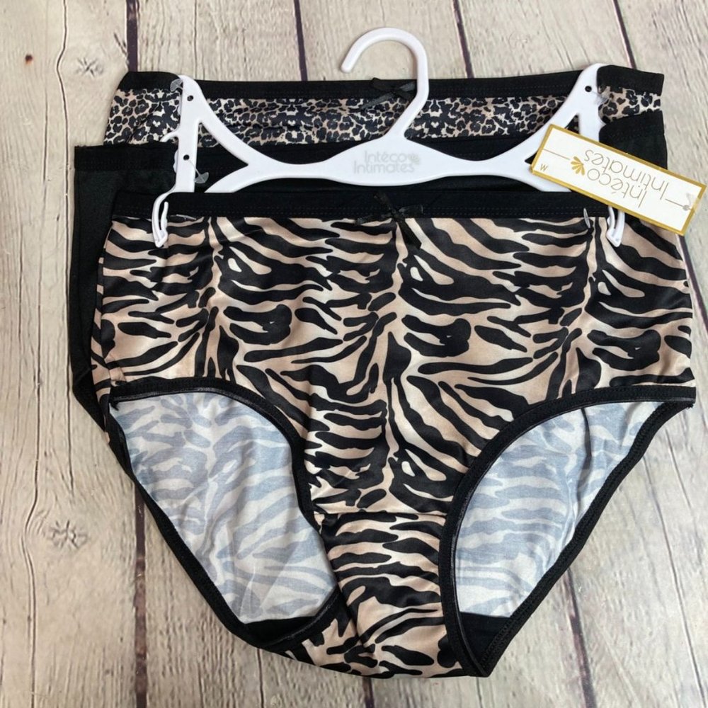 Intéco Intimates Animal Print Panties 3 Pack